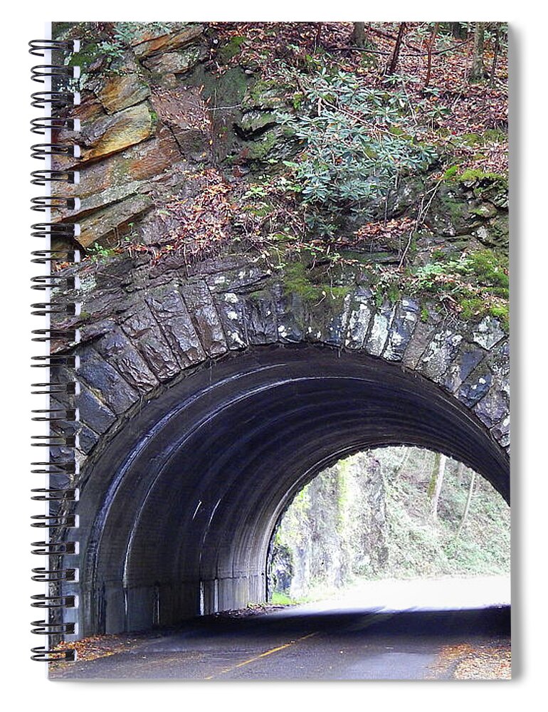 Photography Spiral Notebook featuring the photograph Tunnel In Tennessee by Phil Perkins