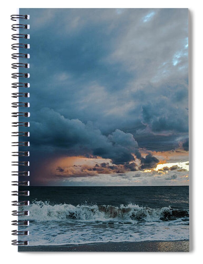 Gulf Coast Spiral Notebook featuring the photograph Turmoil by Bradley Dever