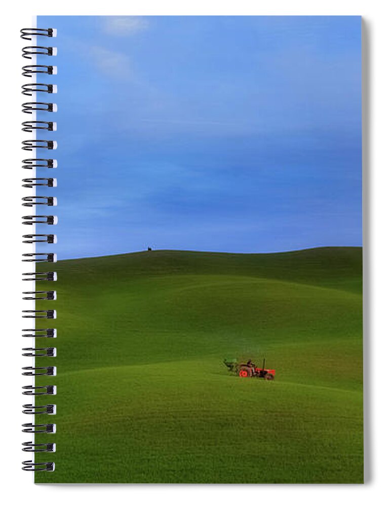 Tuscany Spiral Notebook featuring the photograph Tuscan Landscaping by Rob Davies