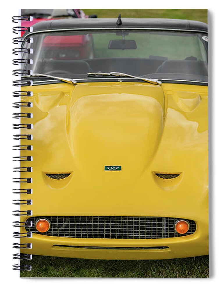 Tvr Spiral Notebook featuring the photograph TVR Vixen S2 1969 by Adrian Evans