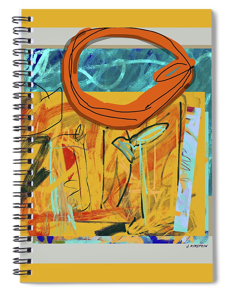 Tweets Spiral Notebook featuring the digital art Tweets to Die For by Janis Kirstein