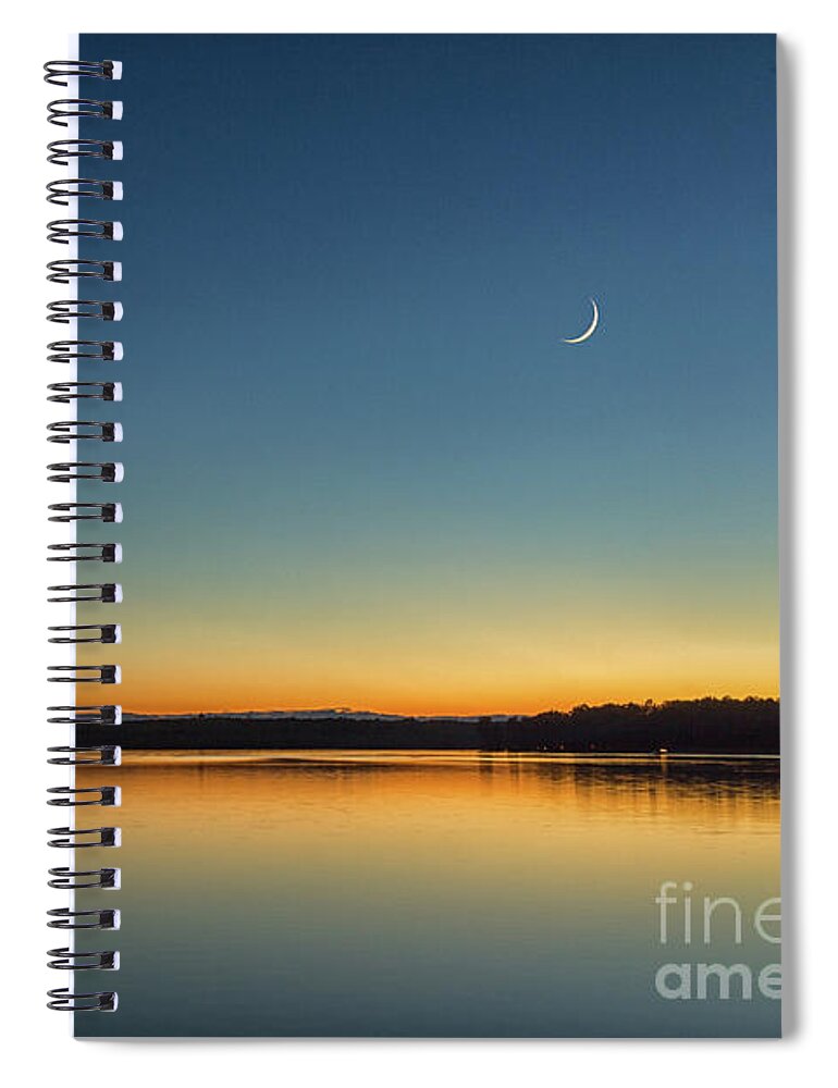 Twilight Spiral Notebook featuring the photograph Twilight by Rod Best