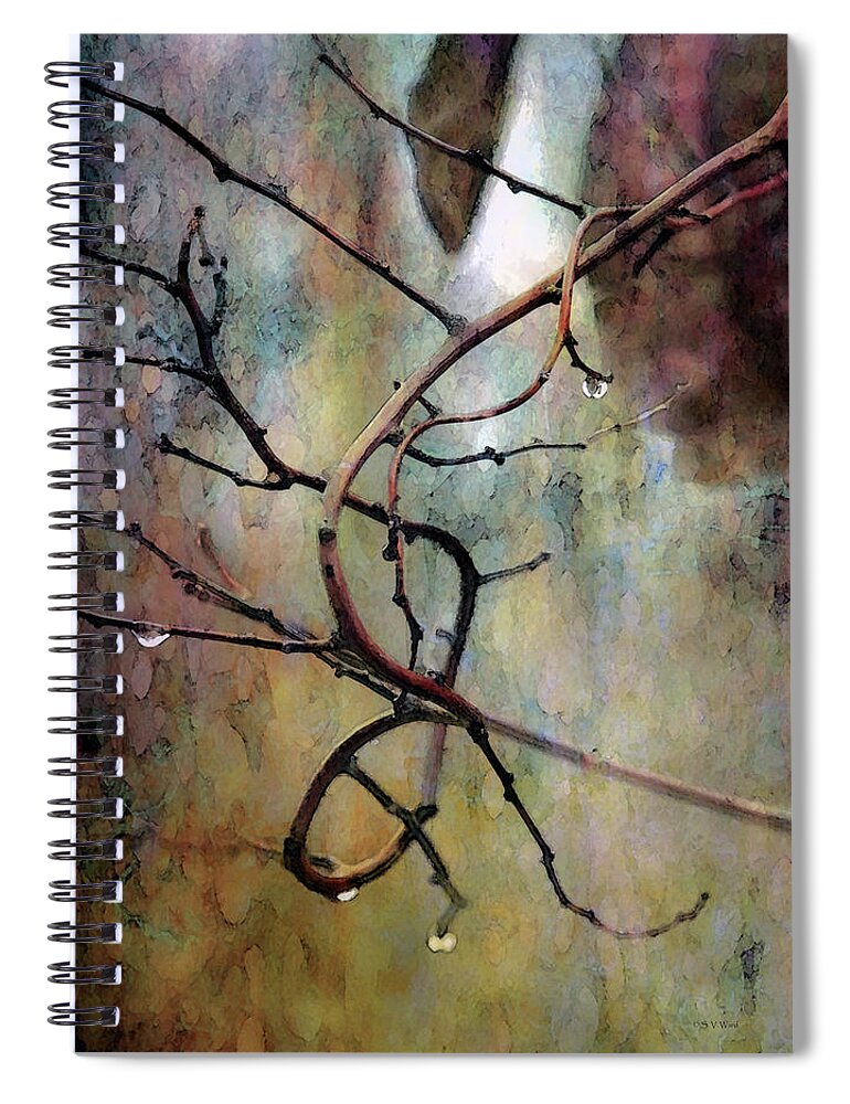 Twisted Spiral Notebook featuring the photograph Twist and Turn 7922 IDP_2 by Steven Ward