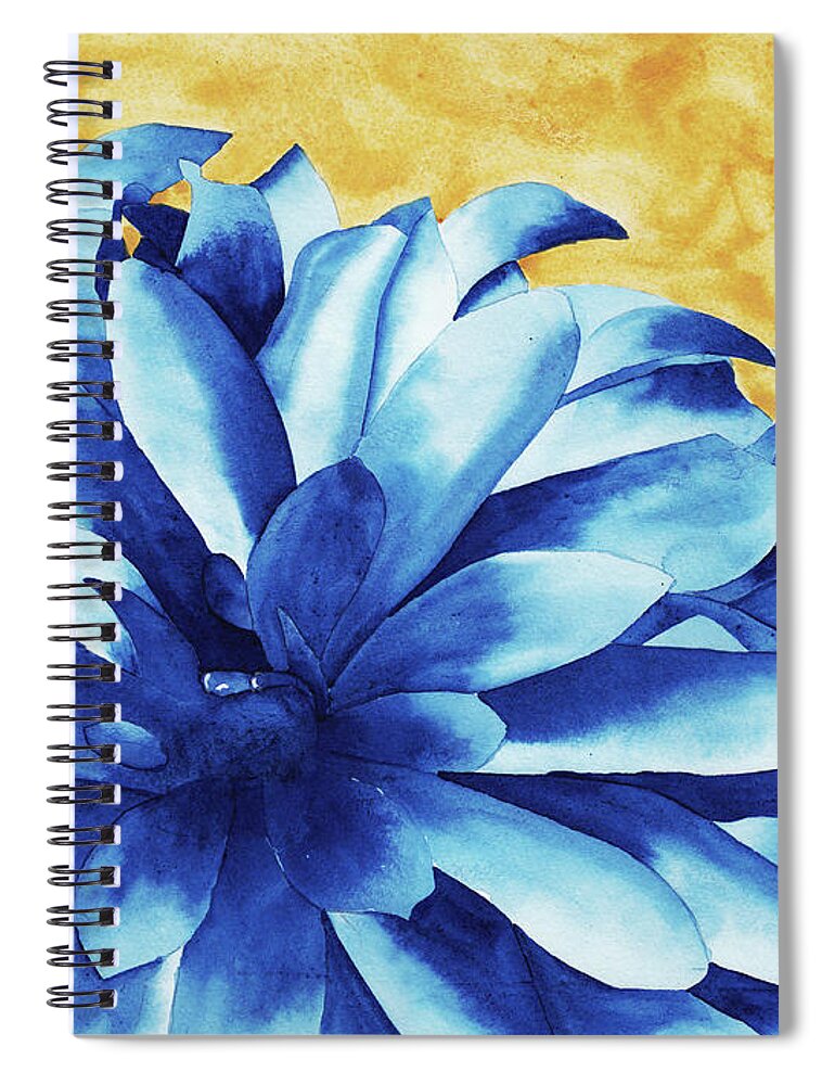Watercolor Spiral Notebook featuring the painting Two Tone by Ken Powers