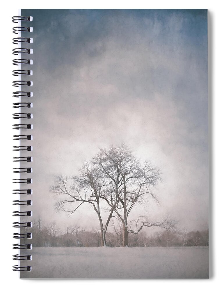 Scott Norris Photography Spiral Notebook featuring the photograph Two Trees by Scott Norris