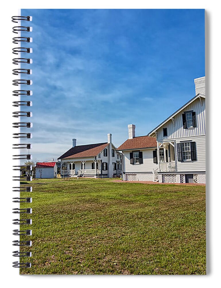 Lighthouse Spiral Notebook featuring the photograph Tybee Island Light Station by Kim Hojnacki