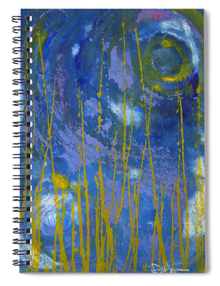 Abstract Ocean Spiral Notebook featuring the photograph Under the Ocean by Rachel Bochnia