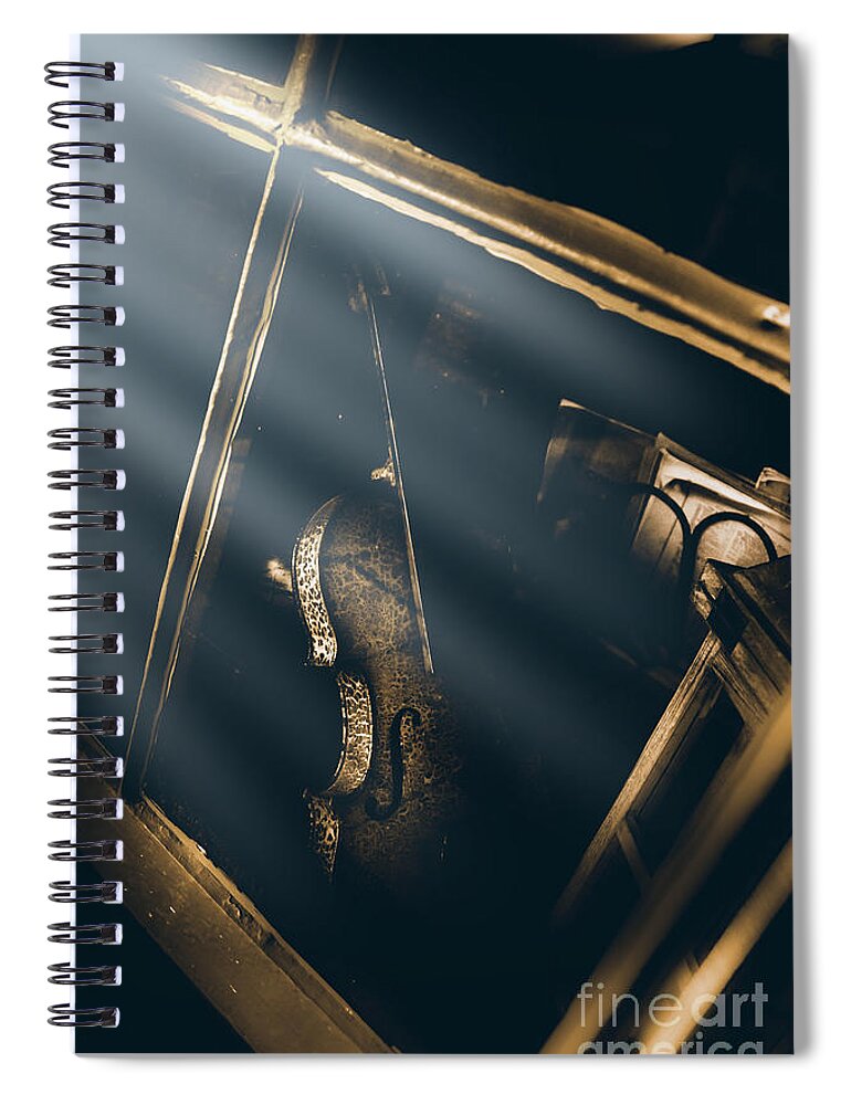 Musical Spiral Notebook featuring the photograph Unfinished sympathy by Jorgo Photography