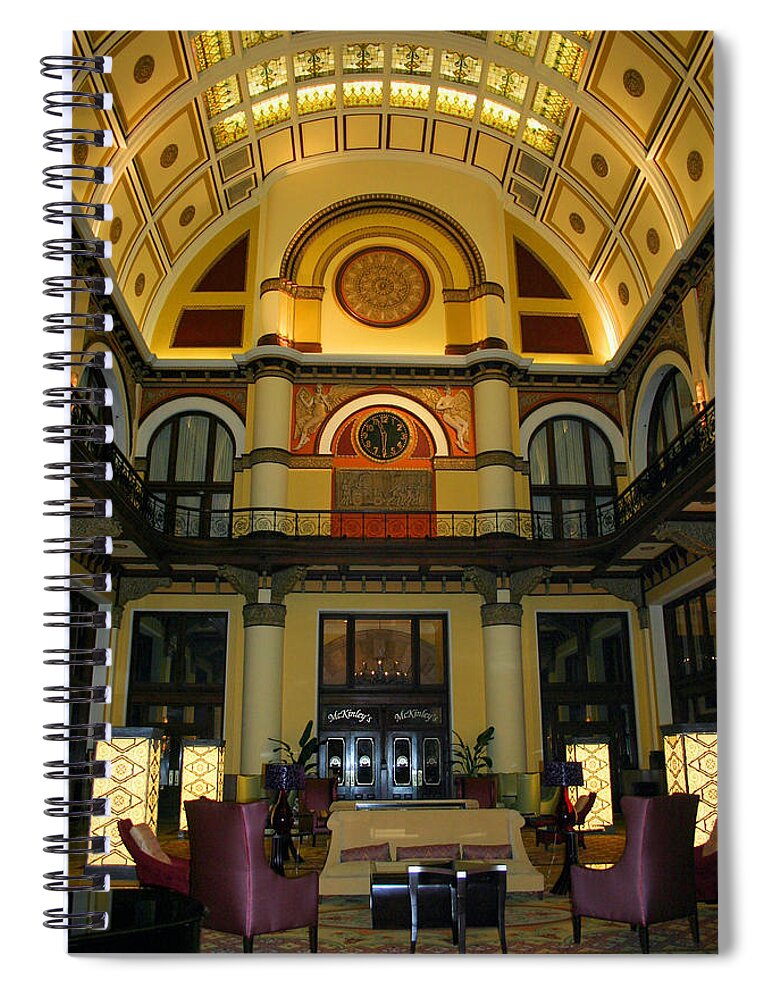Union Station Spiral Notebook featuring the photograph Union Station Lobby by Kristin Elmquist