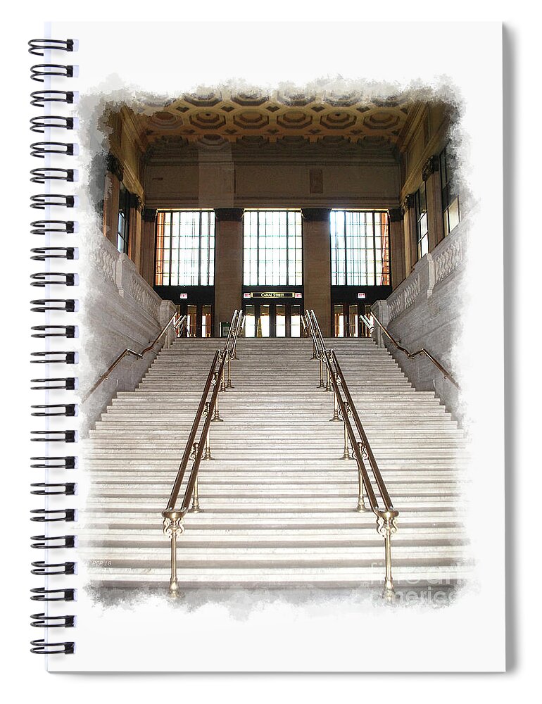 Photography Spiral Notebook featuring the photograph Union Street Station by Phil Perkins