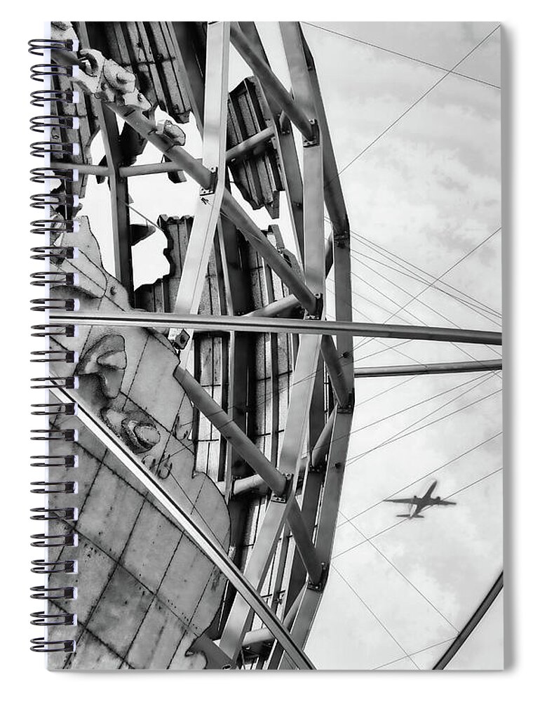 World's Fair Spiral Notebook featuring the photograph Unisphere 1964 World's Fair Queens NY by Chuck Kuhn