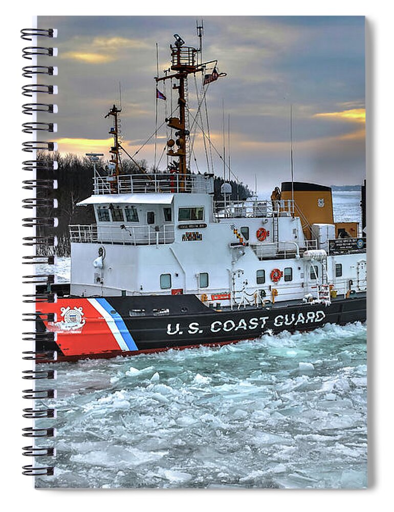 Uscgc Spiral Notebook featuring the photograph United States Coast Guard Cutter Bristol Bay-3310 by Norris Seward