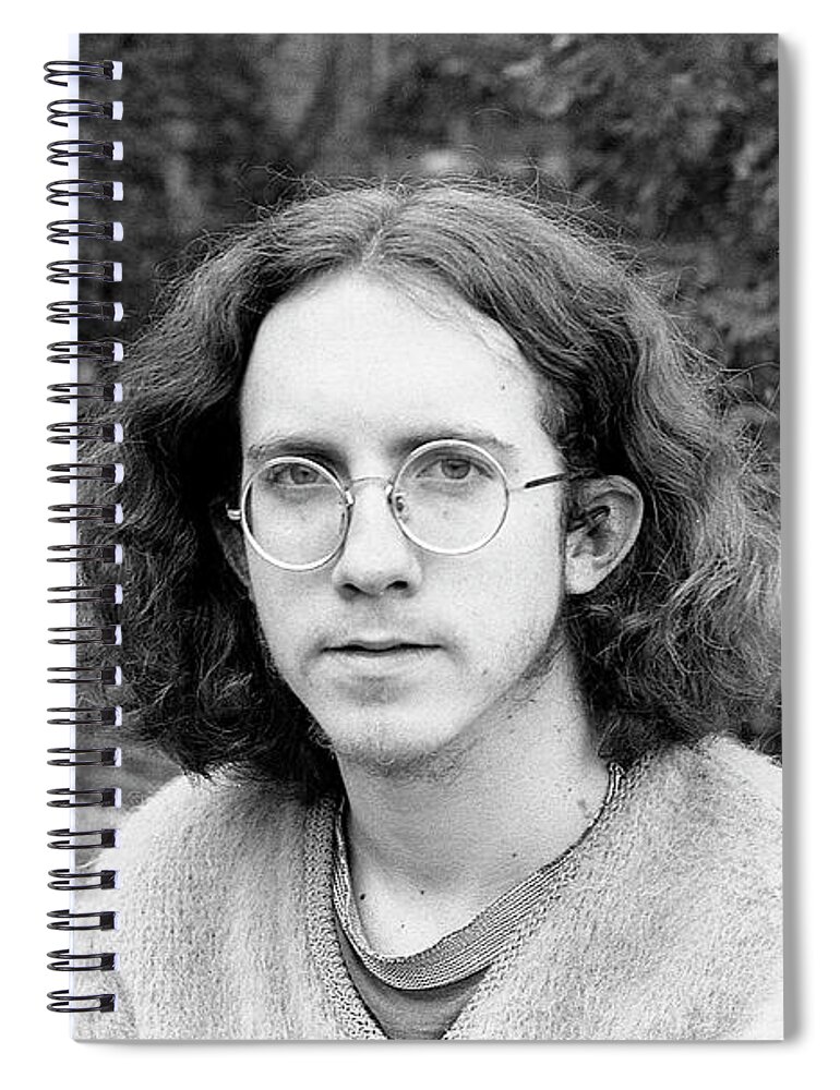 Providence Spiral Notebook featuring the photograph Unshaven Photographer, 1972 by Jeremy Butler