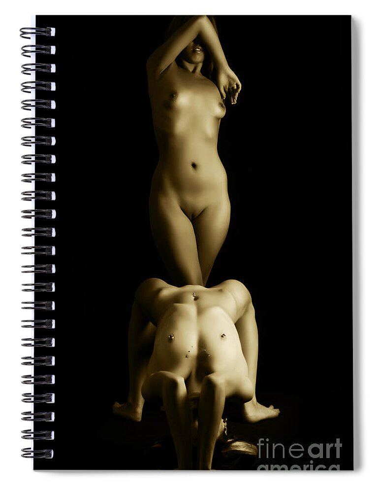Artistic Photographs Spiral Notebook featuring the photograph Unsighted by Robert WK Clark