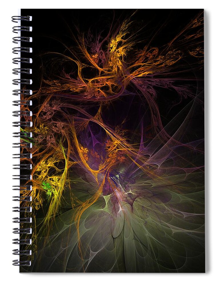 Digital Painting Spiral Notebook featuring the digital art Untitled 01-20-10 by David Lane