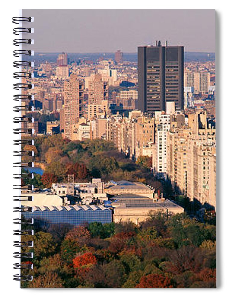 Photography Spiral Notebook featuring the photograph Upper East Side Central Park New York by Panoramic Images