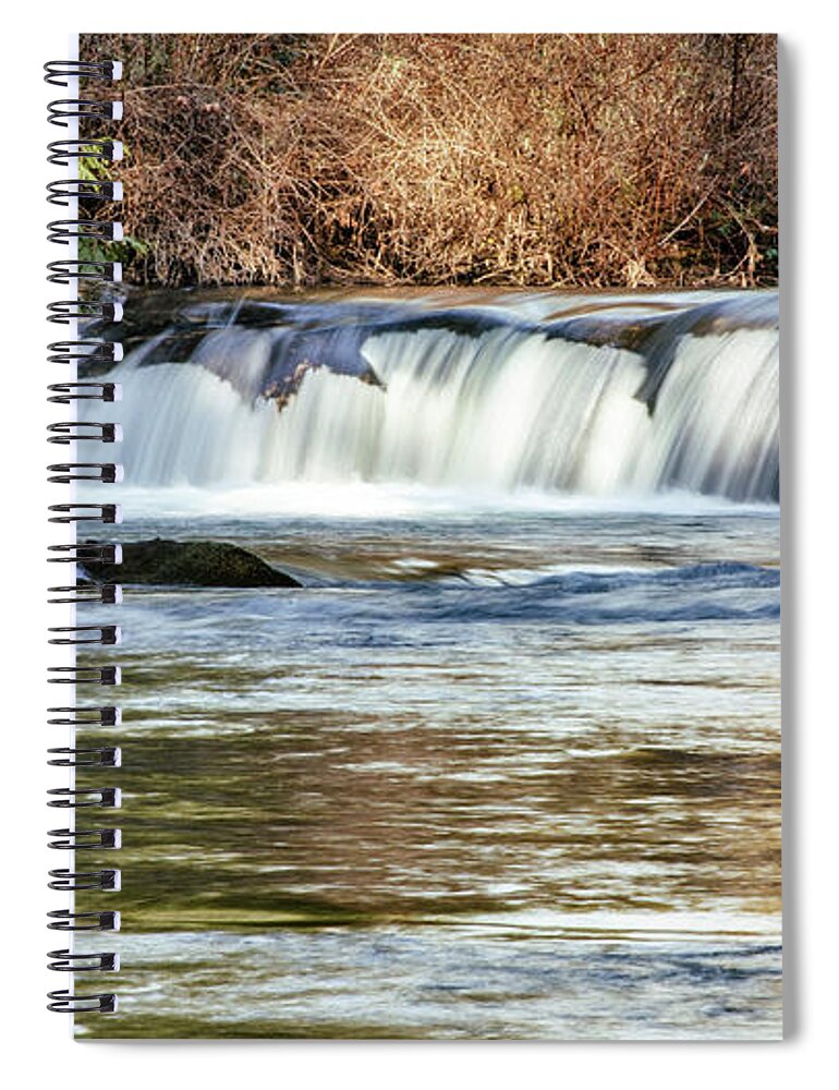 Whatcom Falls Spiral Notebook featuring the photograph Upper Whatcom Falls by Tony Locke
