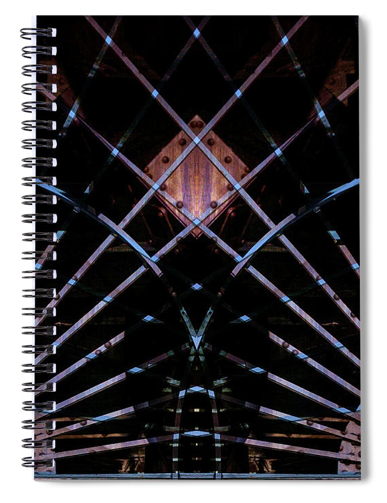 Chicago Spiral Notebook featuring the photograph Urban abstract II by Izet Kapetanovic