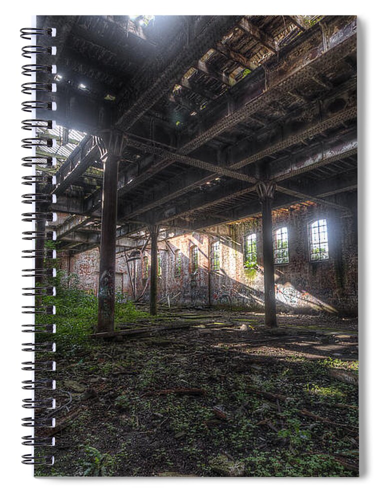 Yhun Suarez Spiral Notebook featuring the photograph Urban Decay 2.0 by Yhun Suarez