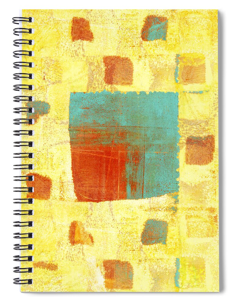Urban Sunset Spiral Notebook featuring the photograph Urban Sunset Number 3 of 4 by Carol Leigh