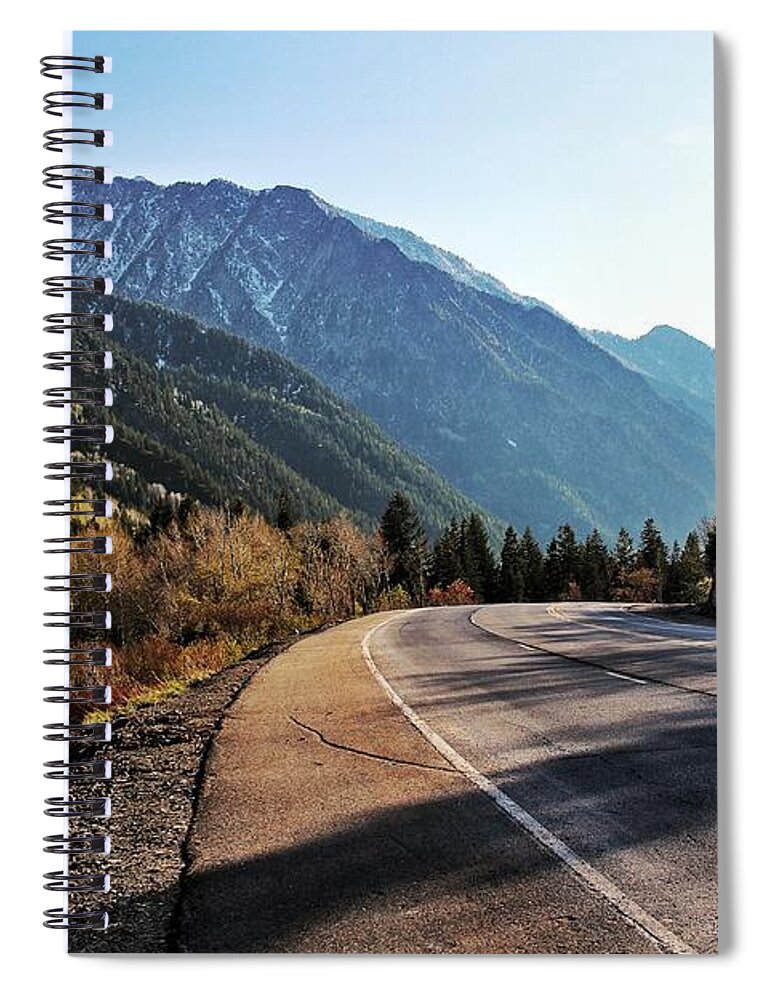 Utah Spiral Notebook featuring the photograph UTAH Distracted Driving by Buck Buchanan