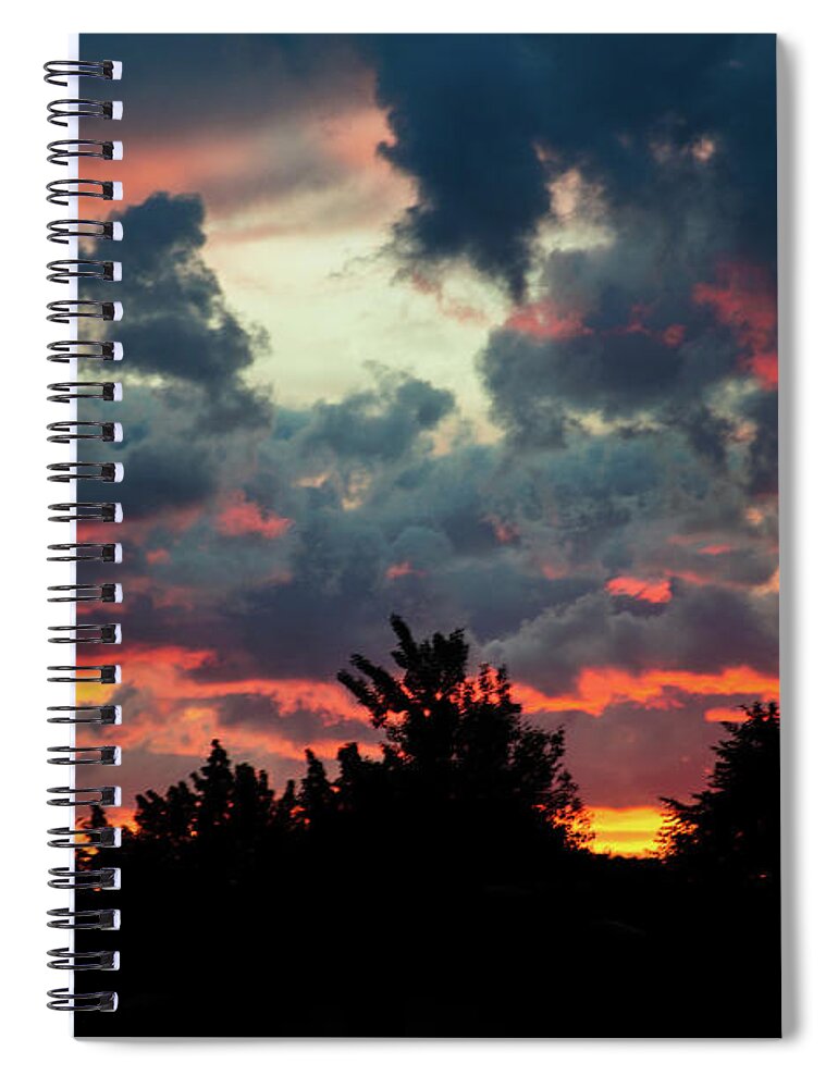 Sunset Spiral Notebook featuring the photograph Utah SUnset by Bryan Carter