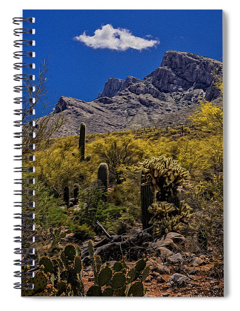 Design Spiral Notebook featuring the photograph Valley View No.4 by Mark Myhaver