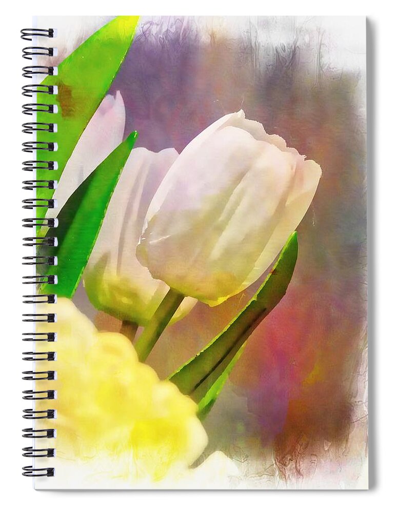 Flowers Spiral Notebook featuring the photograph Vegas Tulip by Ches Black