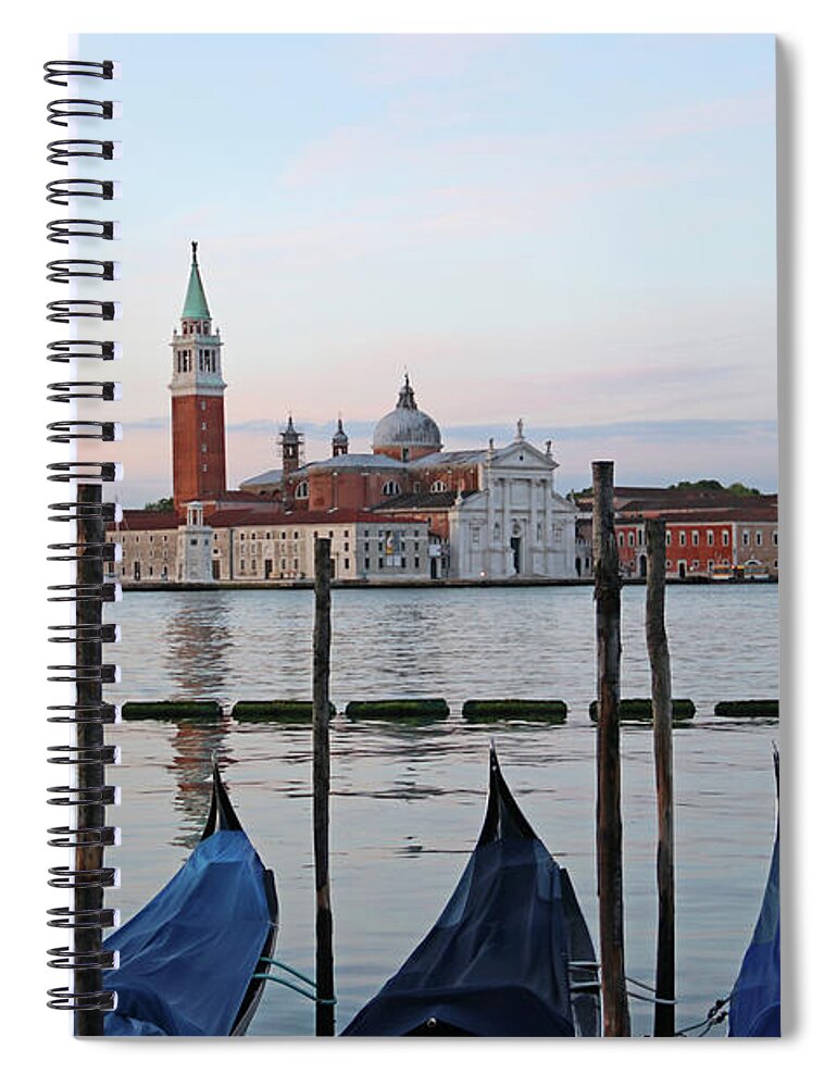 Venice Spiral Notebook featuring the photograph Venice Sunrise 9104 by Jack Schultz