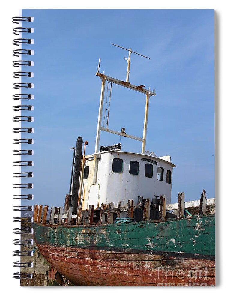 Burtonport Spiral Notebook featuring the photograph Veralla Burtonport Donegal 2 by Eddie Barron