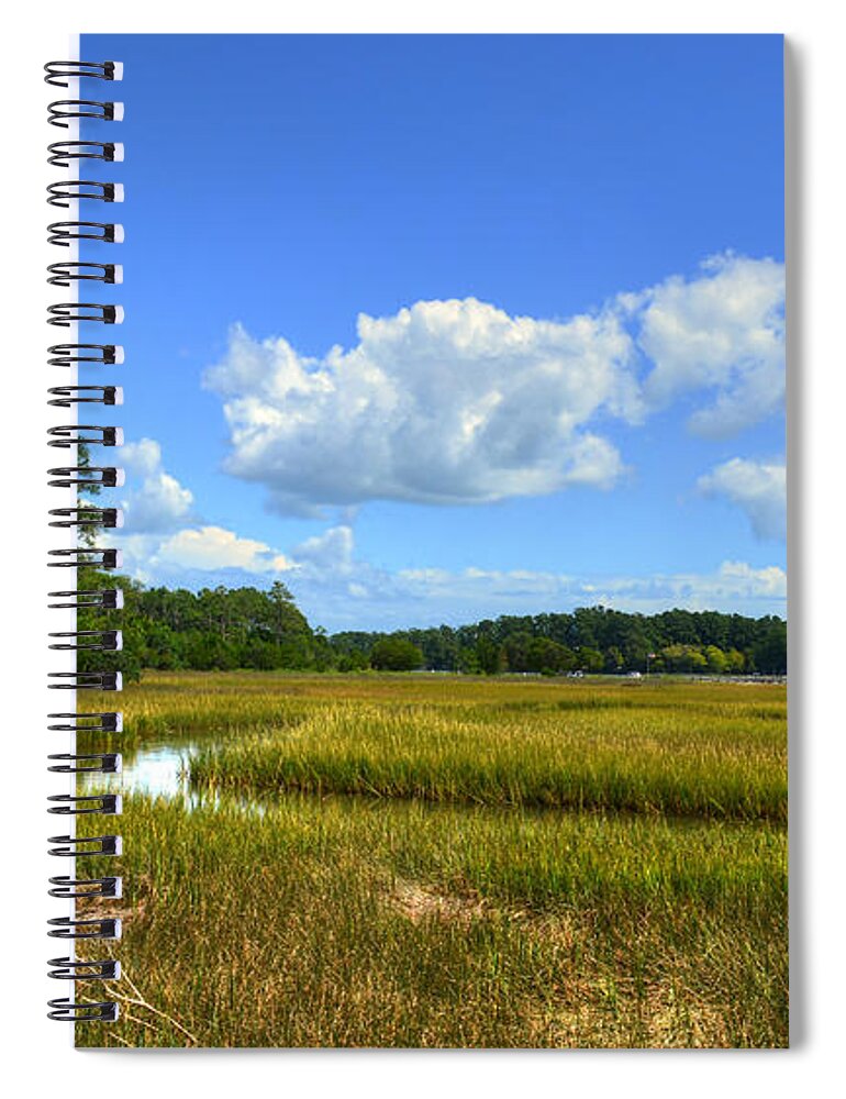 Scenic Spiral Notebook featuring the photograph Vereen Historical Garden And Park by Kathy Baccari