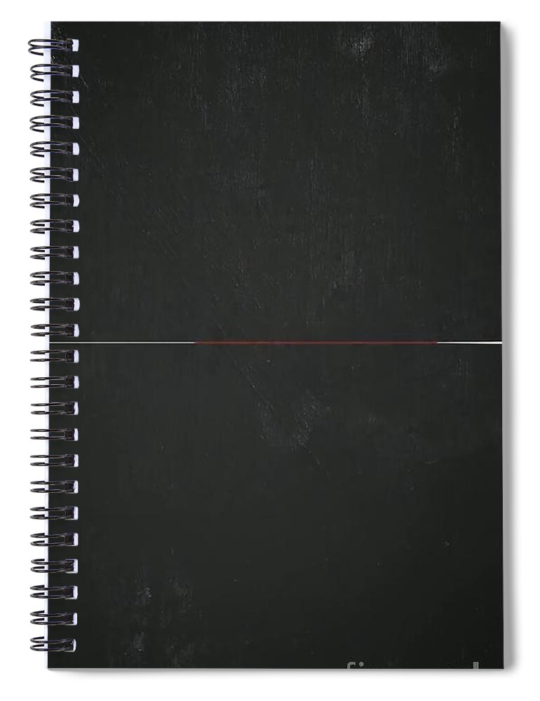 Blackboard Divided Spiral Notebook featuring the painting Vertical Blackboard by Archangelus Gallery