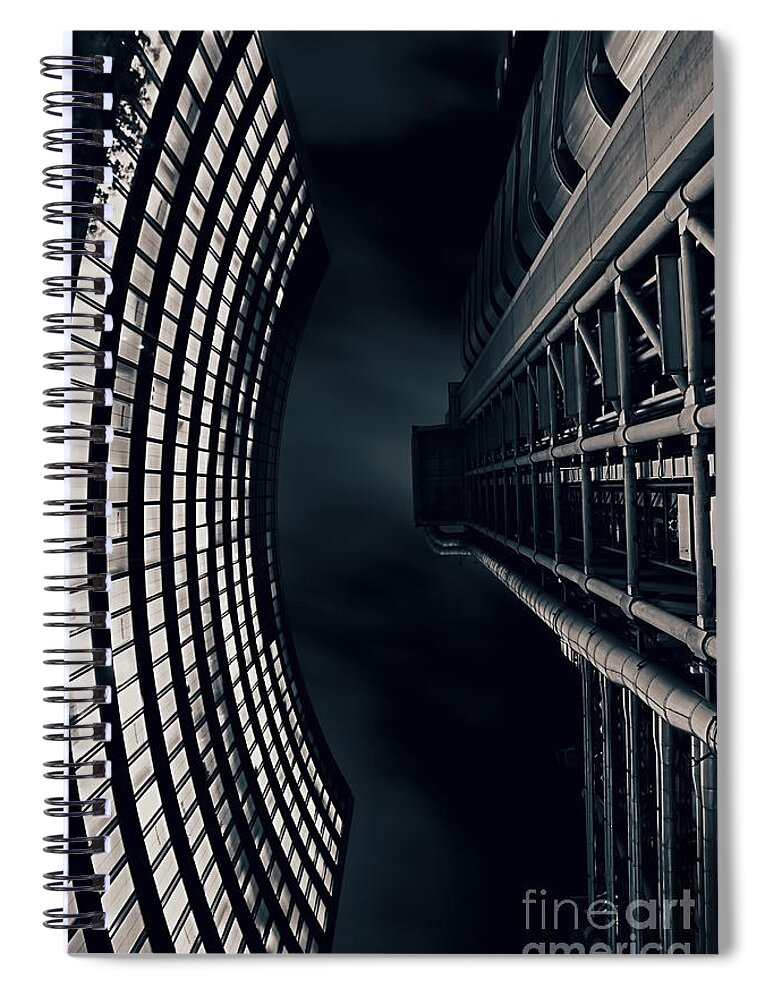 London Spiral Notebook featuring the photograph Vertigo I by Jasna Buncic