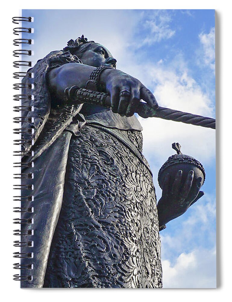 Windsor Castle Spiral Notebook featuring the photograph Victoria at Windsor Castle by Joe Winkler