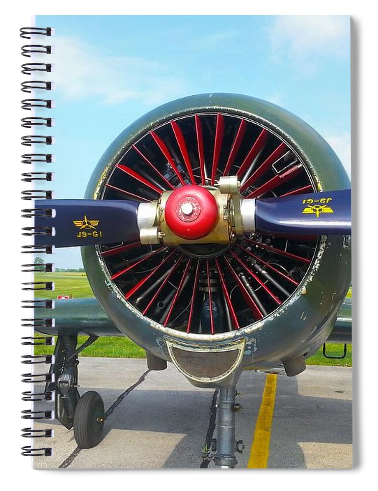 Airplane Spiral Notebook featuring the photograph Vietnam Plane by Shelly Dixon