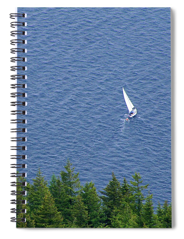 Orcas Island Spiral Notebook featuring the photograph View From Constitution Mountain by Art Block Collections