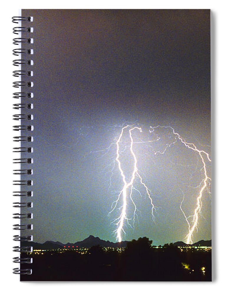 Arizona Spiral Notebook featuring the photograph View from Oaxaca Restaurant ll by James BO Insogna