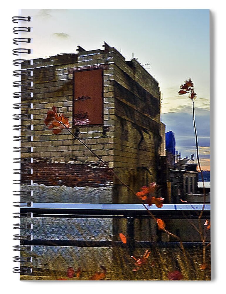 High Line Spiral Notebook featuring the photograph View From The High Line by Madeline Ellis