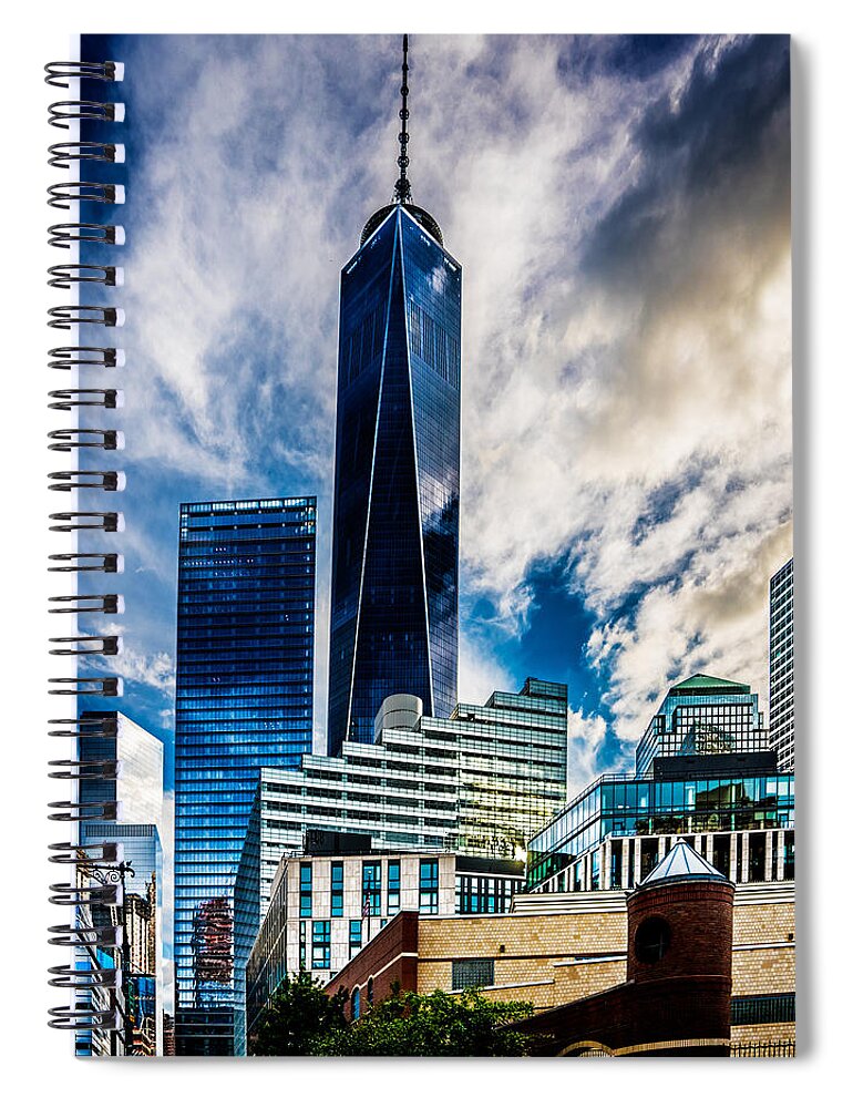 Downtown Spiral Notebook featuring the photograph View From Tribeca by Chris Lord