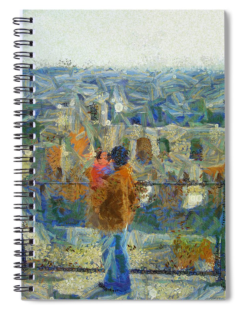 Heritage Site Spiral Notebook featuring the photograph Viewing a heritage site by Ashish Agarwal
