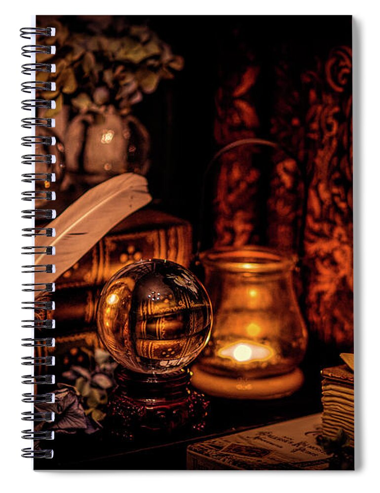 Vintage Still Life Spiral Notebook featuring the photograph Vintage composition by Lilia S