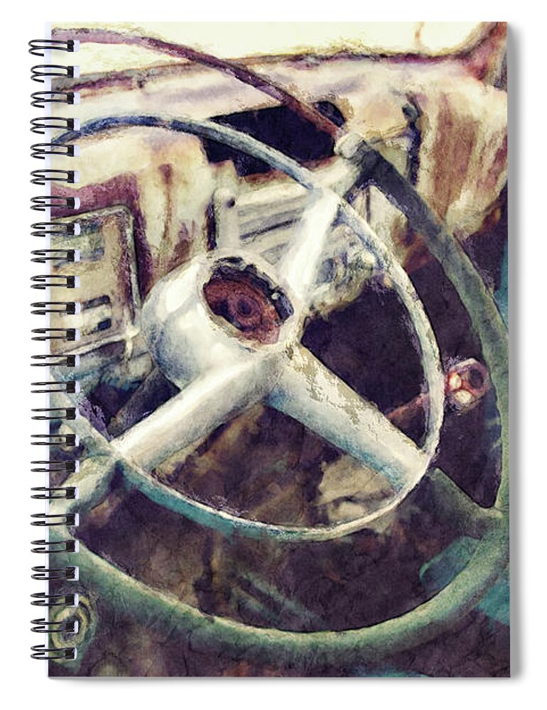 Truck Spiral Notebook featuring the photograph Vintage Pickup Truck by Phil Perkins