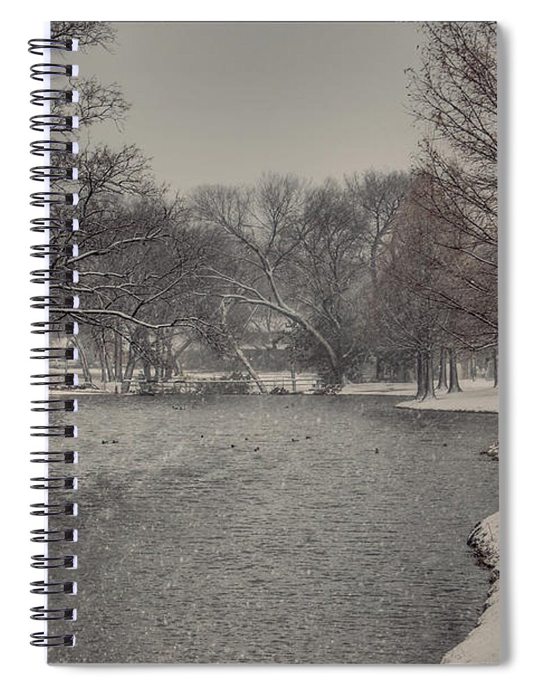 Winter Spiral Notebook featuring the photograph Vintage Winter by Bill Hamilton