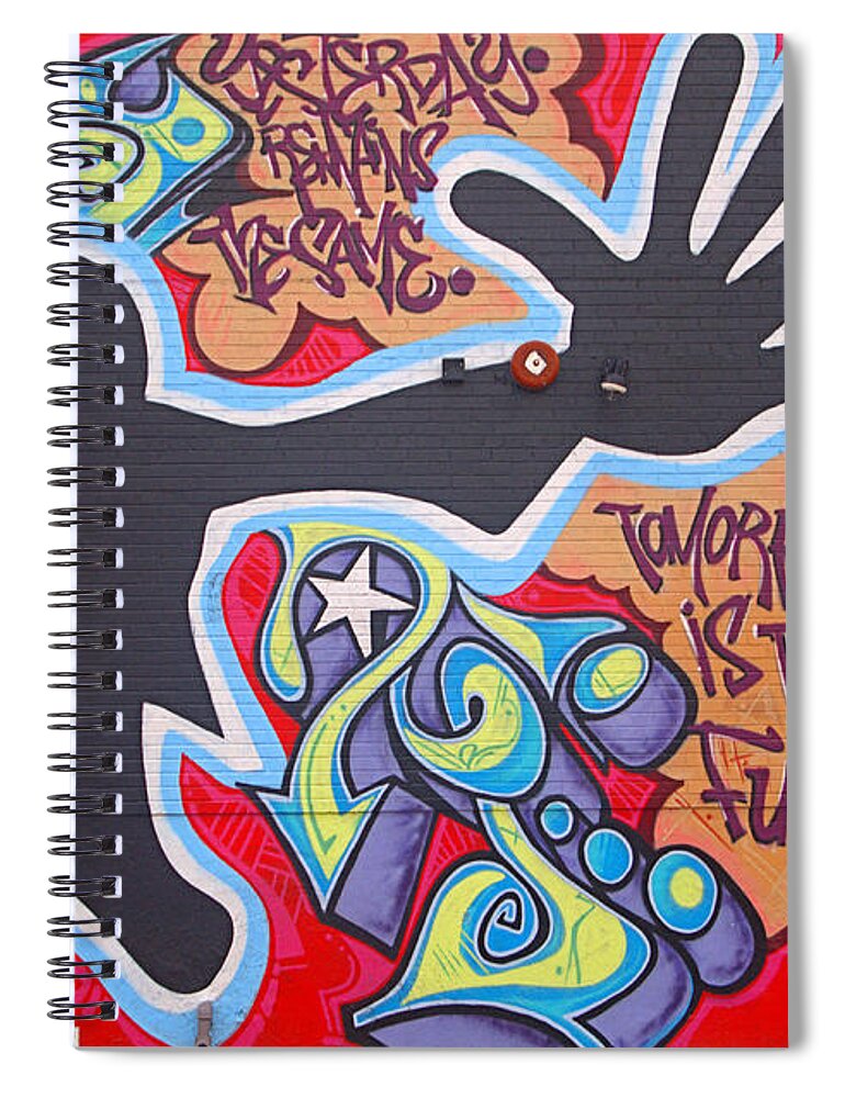 Mural Spiral Notebook featuring the photograph Vision by Newwwman