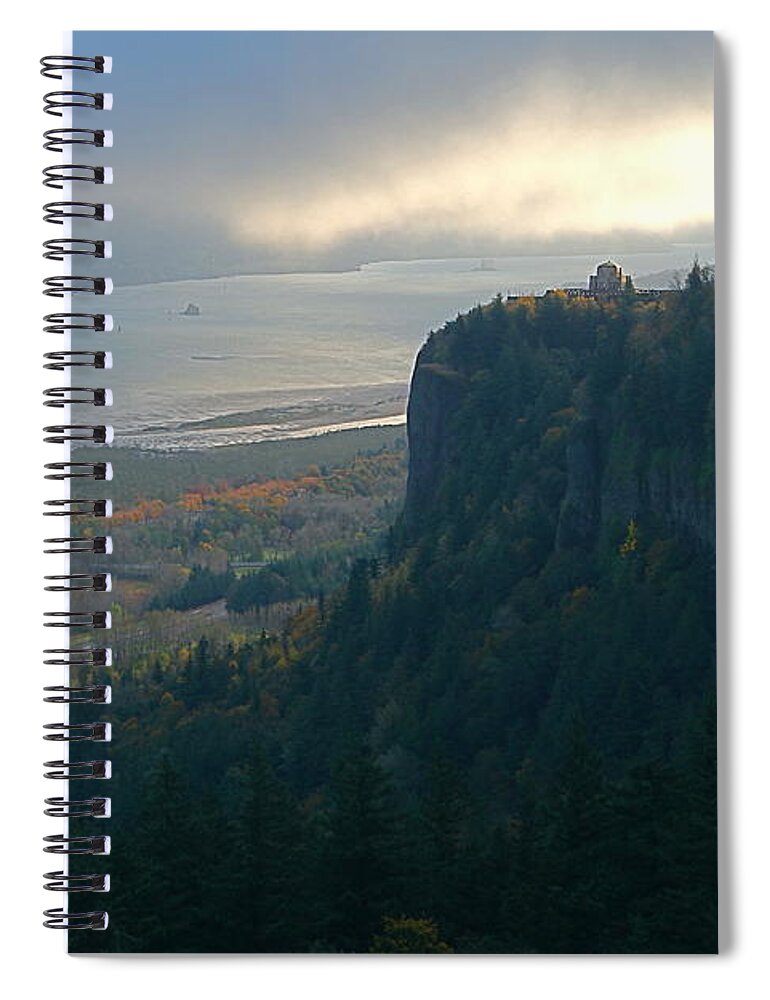 Vista House Spiral Notebook featuring the photograph Vista House at Crown Point by Todd Kreuter