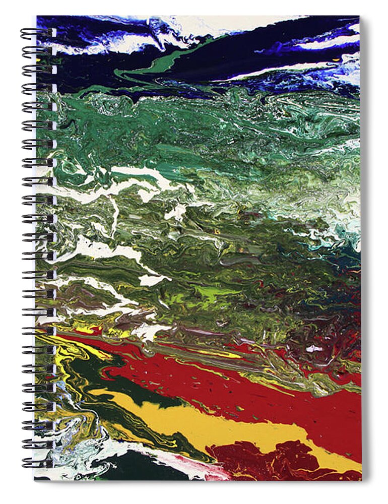 Fusionart Spiral Notebook featuring the painting Vista by Ralph White