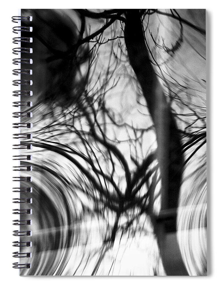 Abstracts Spiral Notebook featuring the photograph Visual Funk 1 by Linda McRae