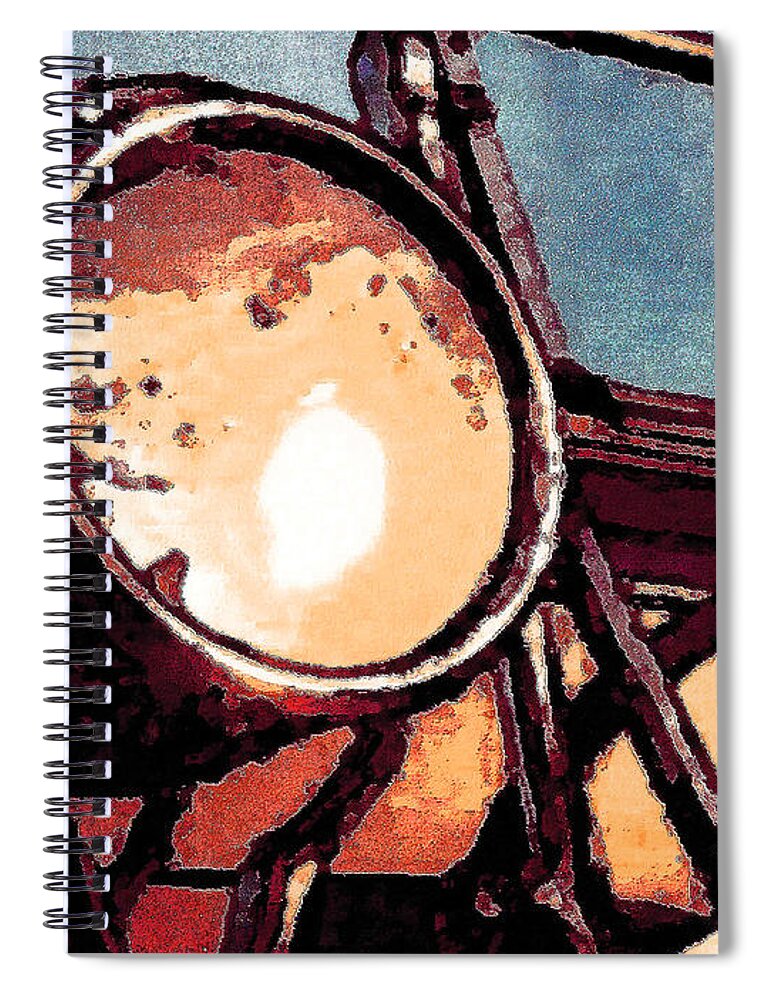 Voisin Spiral Notebook featuring the photograph Voisin by James Rentz