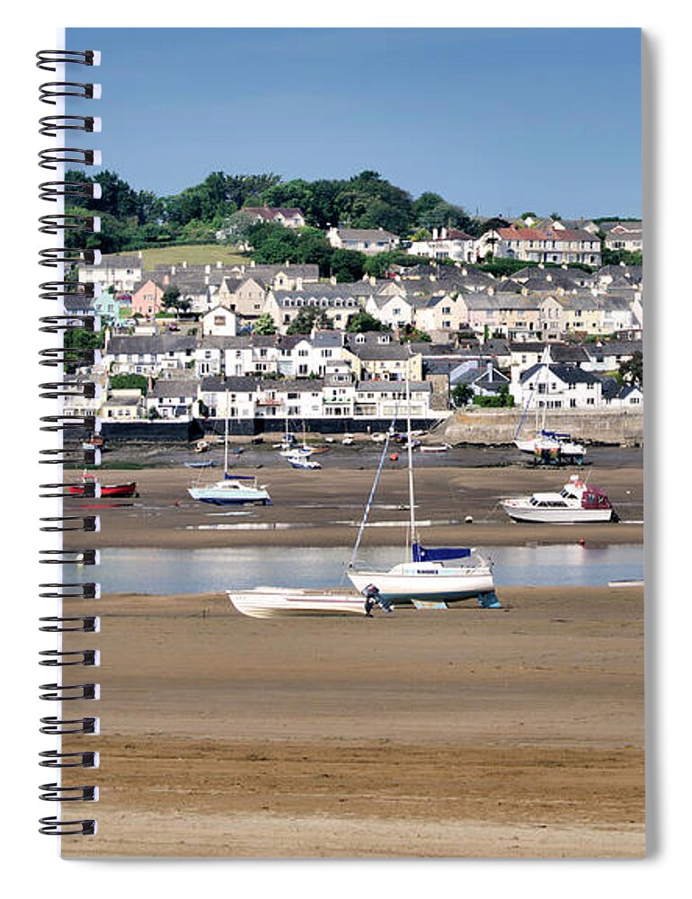 Sand Spiral Notebook featuring the photograph Waiting For The Tide by Pennie McCracken