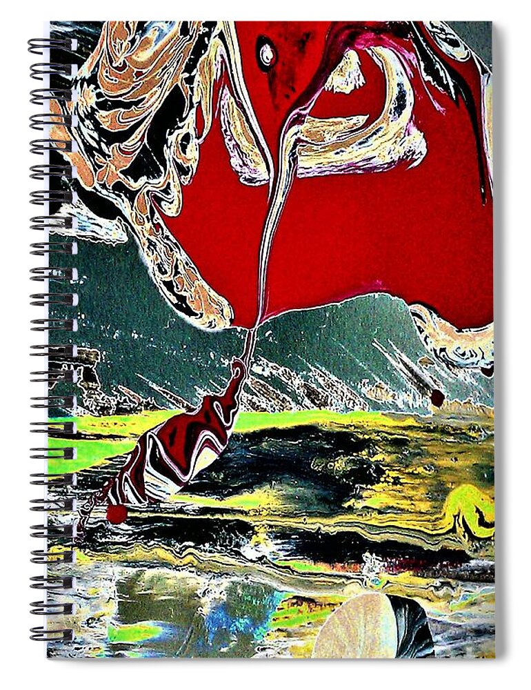 Waking Dreams Spiral Notebook featuring the painting Waking Dreams by Jacqueline McReynolds